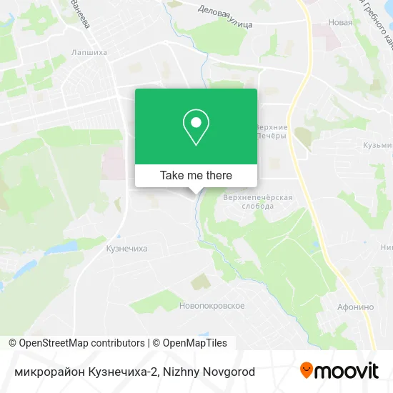 микрорайон Кузнечиха-2 map