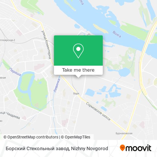Борский Стекольный завод map