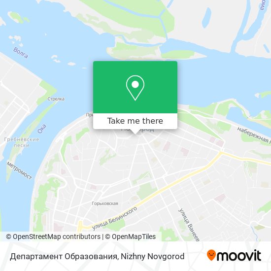 Департамент Образования map