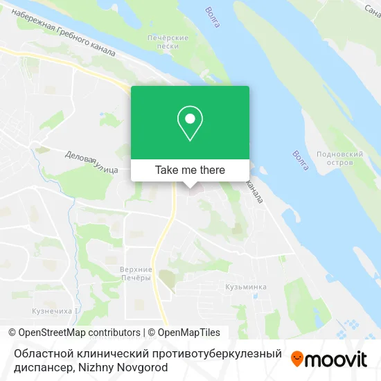 Областной клинический противотуберкулезный диспансер map