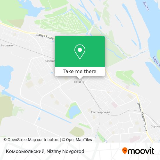 Комсомольский map