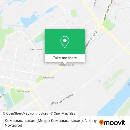 Комсомольская (Метро Комсомольская) map