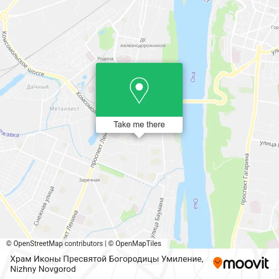 Храм Иконы Пресвятой Богородицы Умиление map
