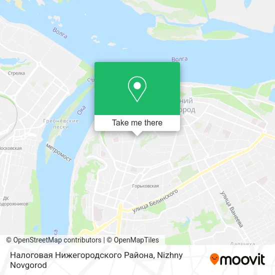 Налоговая Нижегородского Района map
