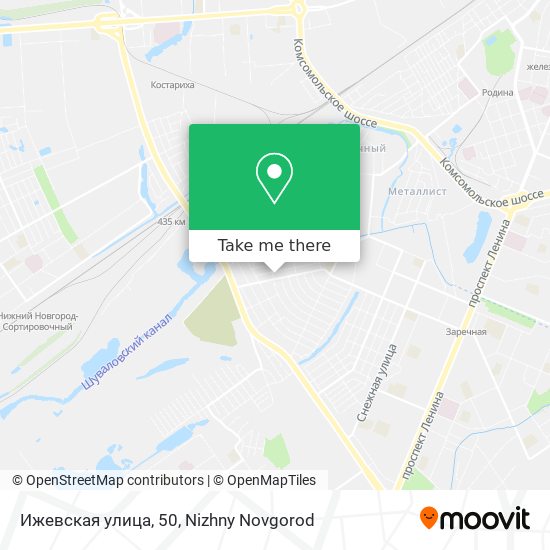 Ижевская улица, 50 map