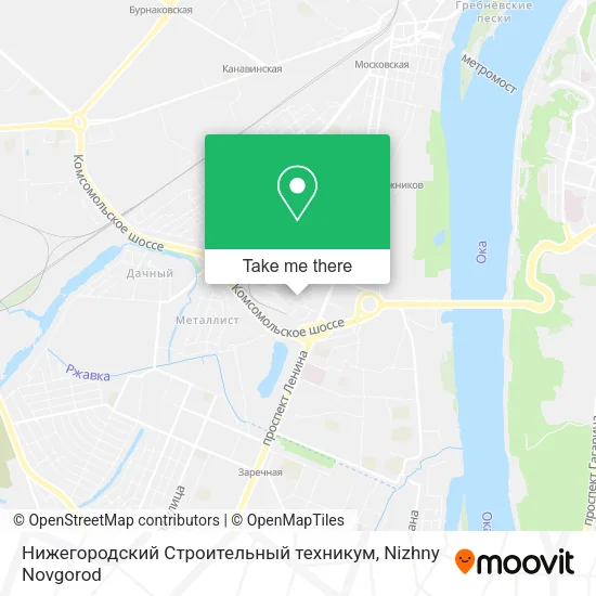 Нижегородский Строительный техникум map
