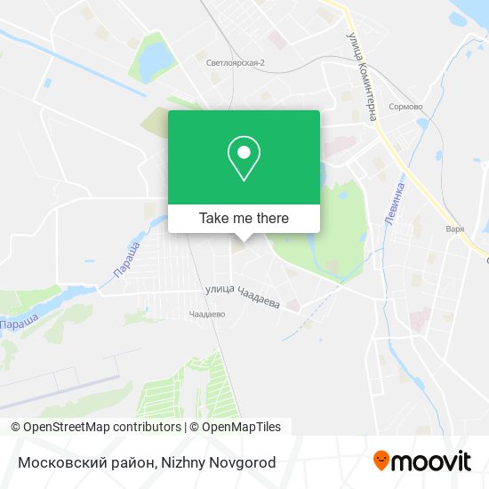 Московский район map