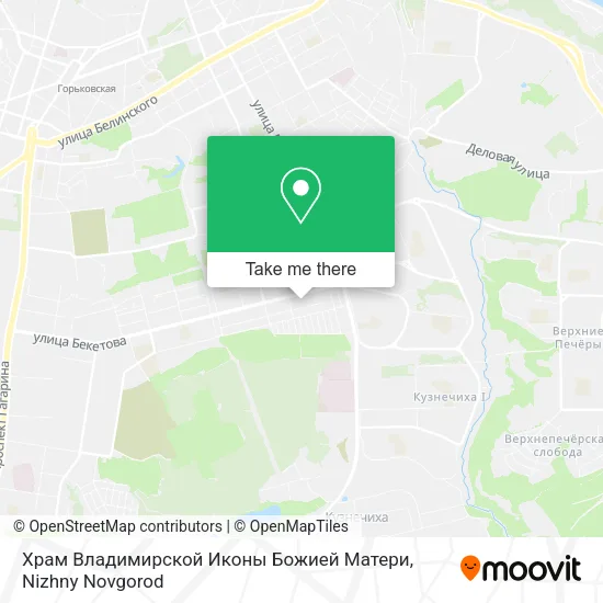 Храм Владимирской Иконы Божией Матери map