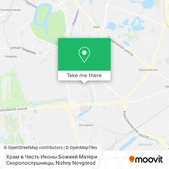 Храм в Честь Иконы Божией Матери Скоропослушницы map