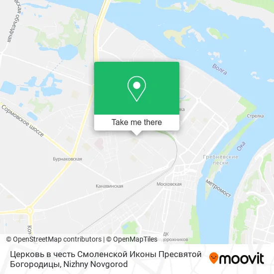 Церковь в честь Смоленской Иконы Пресвятой Богородицы map