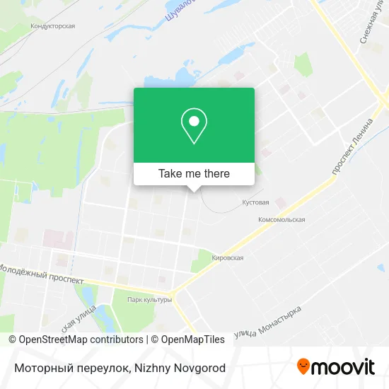 Моторный переулок map
