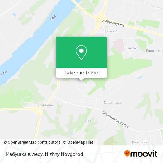 Избушка в лесу map