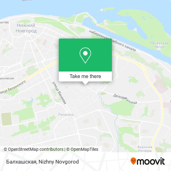 Балхашская map