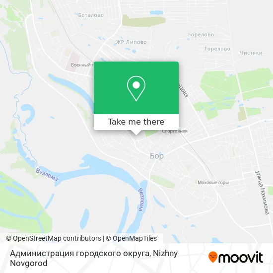 Администрация городского округа map