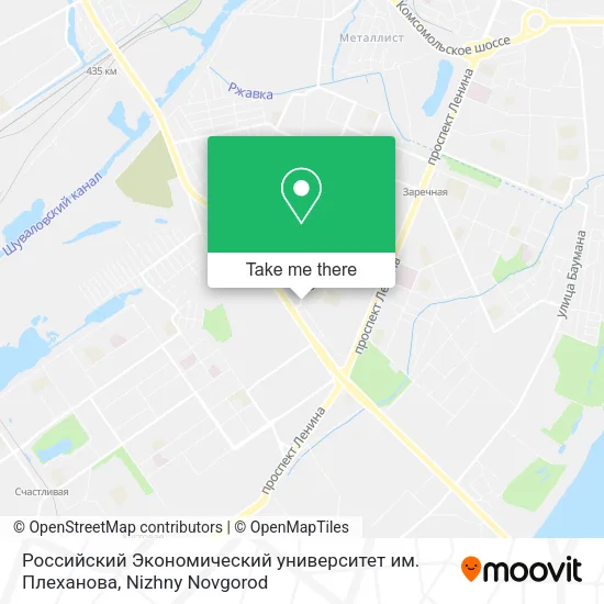 Российский Экономический университет им. Плеханова map