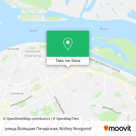 улица Большая Печерская map