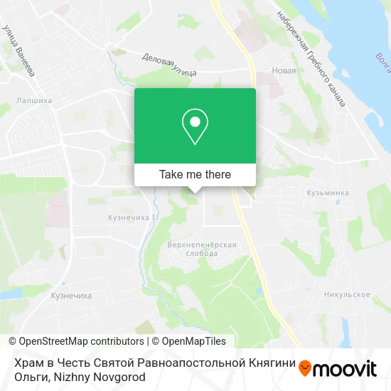 Храм в Честь Святой Равноапостольной Княгини Ольги map