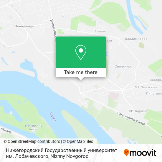 Нижегородский Государственный университет им. Лобачевского map