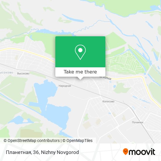 Планетная, 36 map