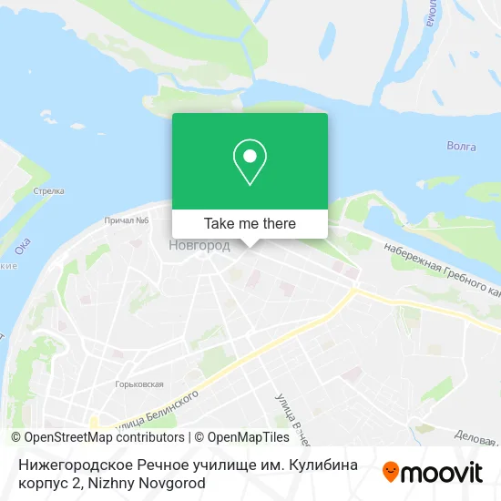 Нижегородское Речное училище им. Кулибина корпус 2 map