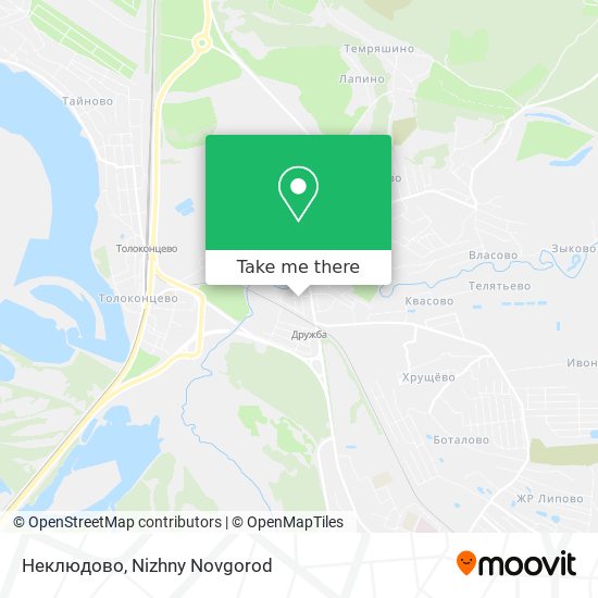 Неклюдово map