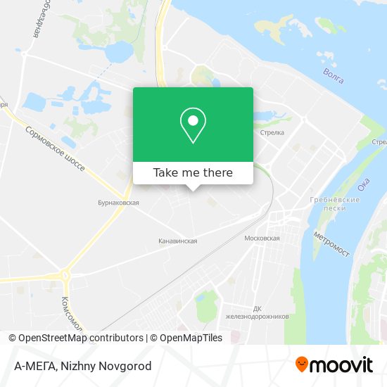 А-МЕГА map
