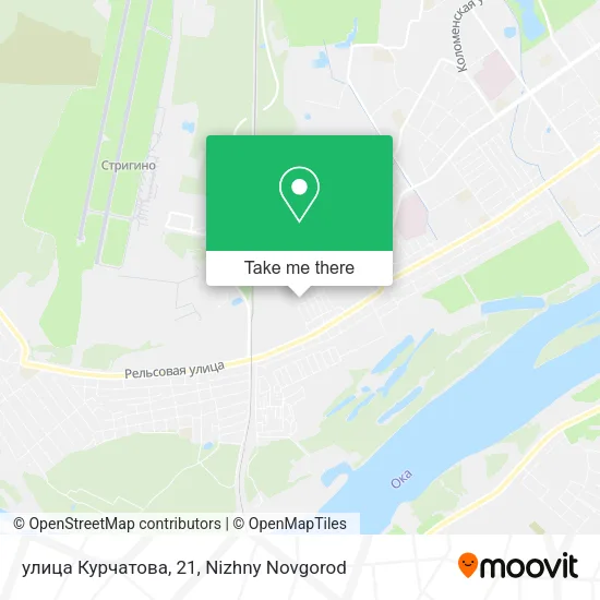 улица Курчатова, 21 map