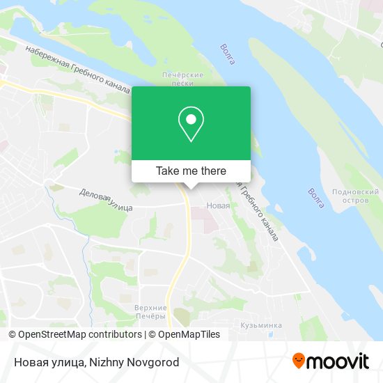 Новая улица map