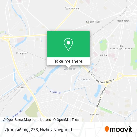 Детский сад 273 map