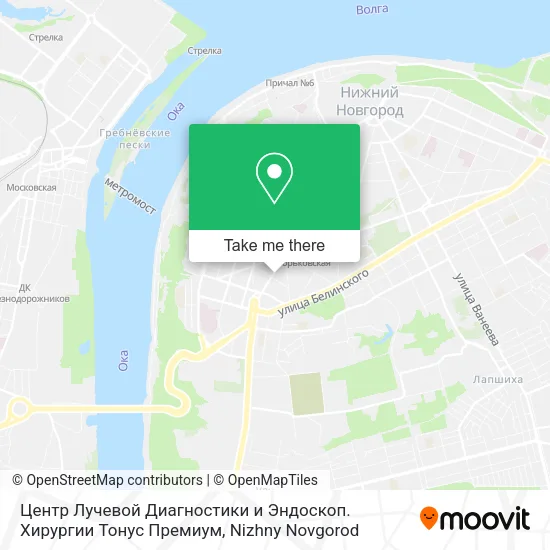 Центр Лучевой Диагностики и Эндоскоп. Хирургии Тонус Премиум map