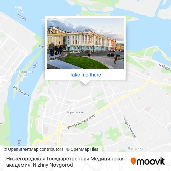 Нижегородская Государственная Медицинская академия map