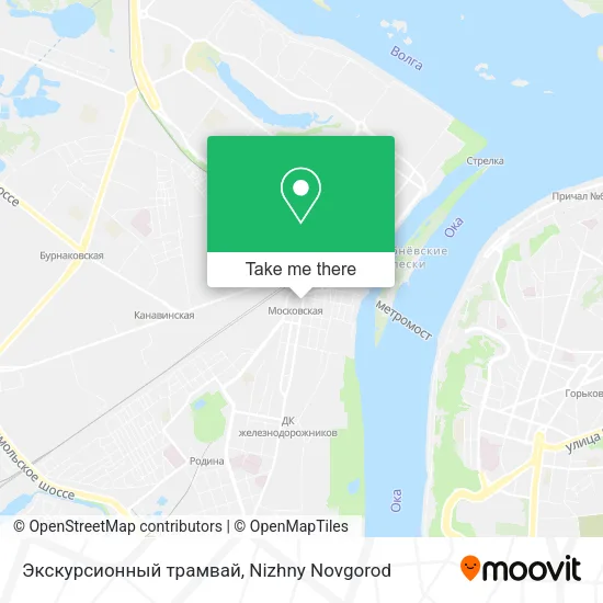 Экскурсионный трамвай map