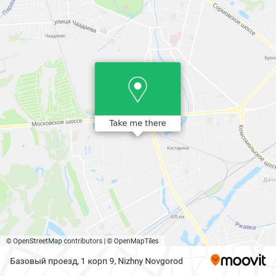 Базовый проезд, 1 корп 9 map