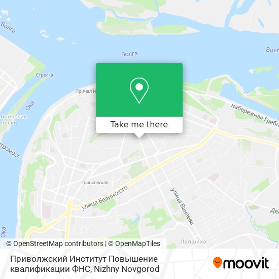 Приволжский Институт Повышение квалификации ФНС map