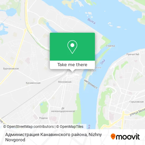 Администрация Канавинского района map