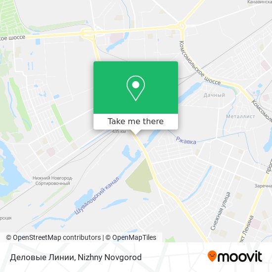 Деловые Линии map