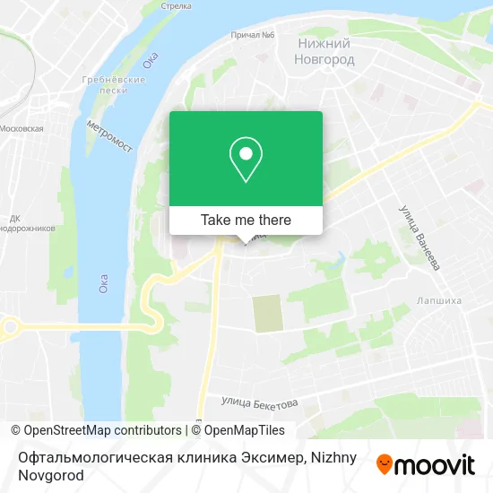 Офтальмологическая клиника Эксимер map