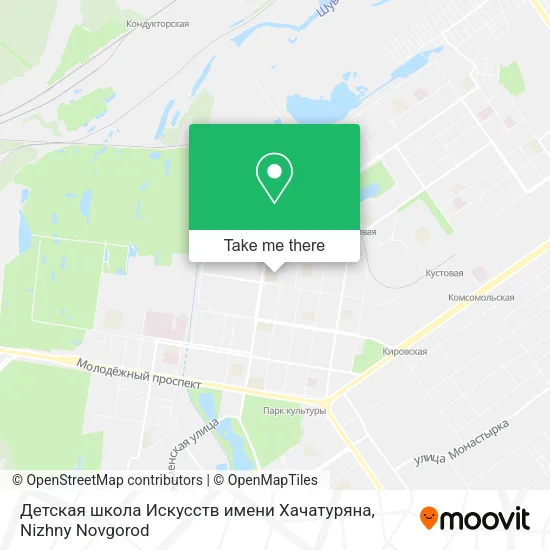 Детская школа Искусств имени Хачатуряна map