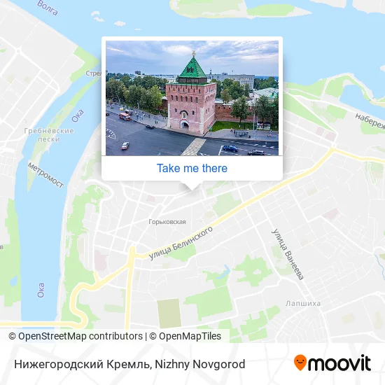 Нижегородский Кремль map