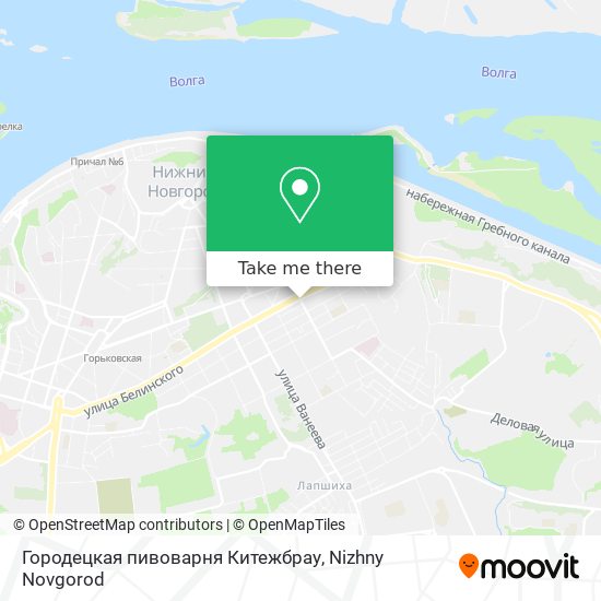 Городецкая пивоварня Китежбрау map