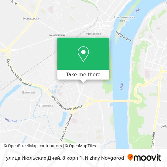 улица Июльских Дней, 8 корп 1 map