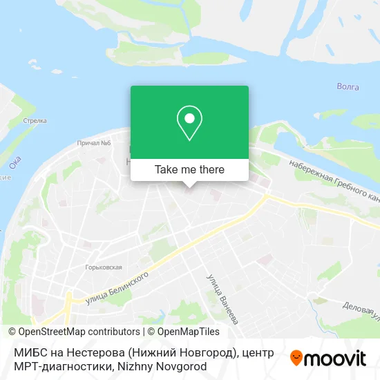 МИБС на Нестерова (Нижний Новгород), центр МРТ-диагностики map