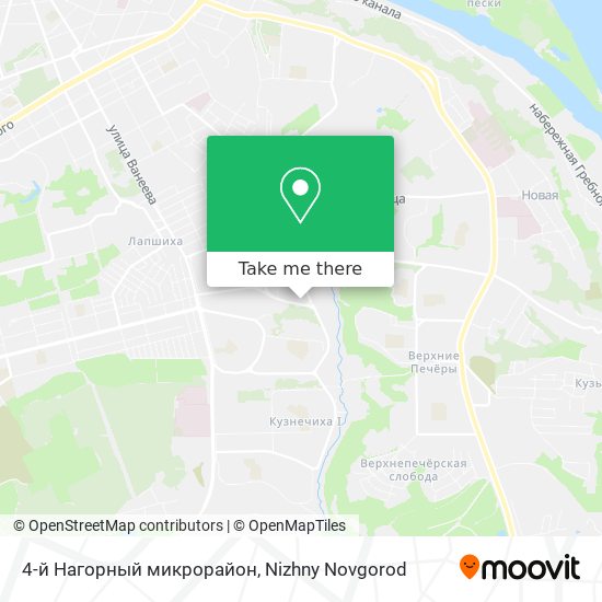 4-й Нагорный микрорайон map