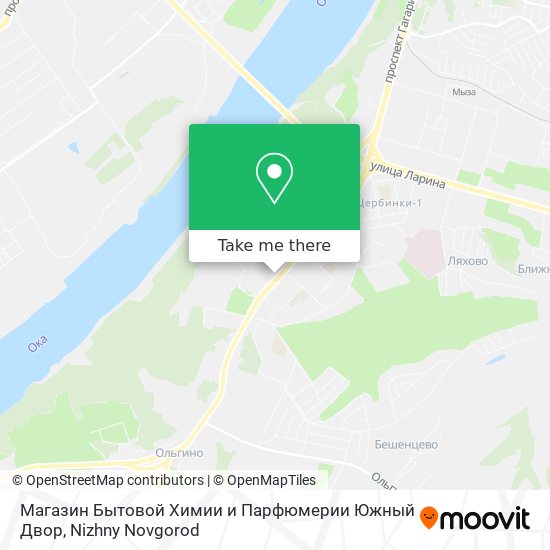 Магазин Бытовой Химии и Парфюмерии Южный Двор map