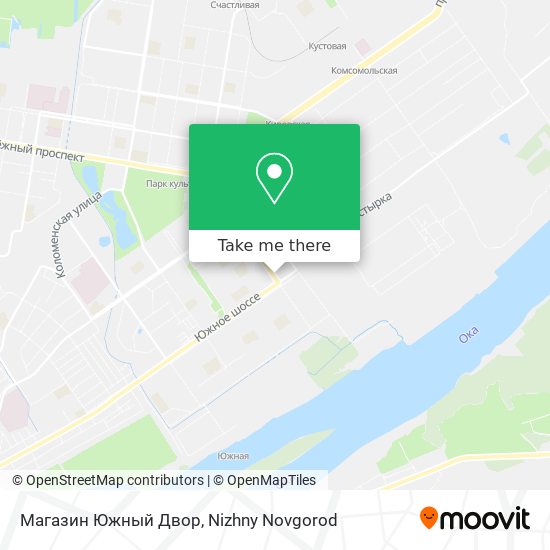 Магазин Южный Двор map