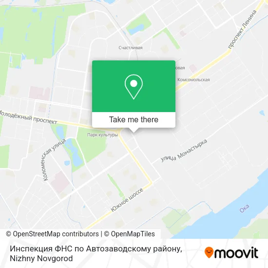 Инспекция ФНС по Автозаводскому району map