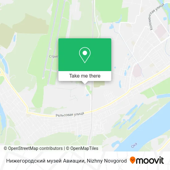 Нижегородский музей Авиации map