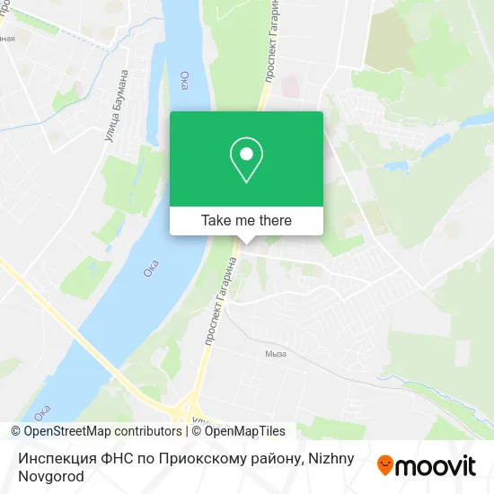 Инспекция ФНС по Приокскому району map