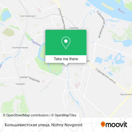Большевистская улица map