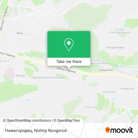 Нижегородец map